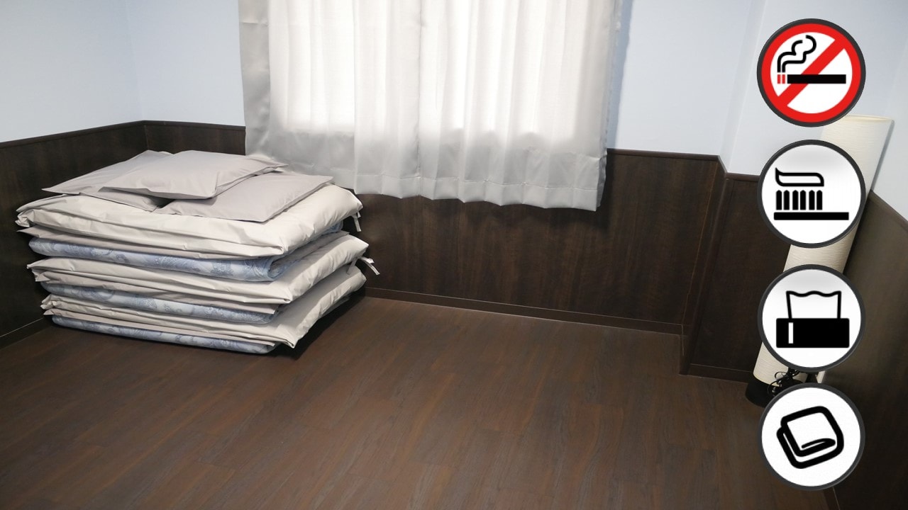 Phòng kiểu Nhật Bản không hút thuốc rộng 4,5 tatami đã được cải tạo