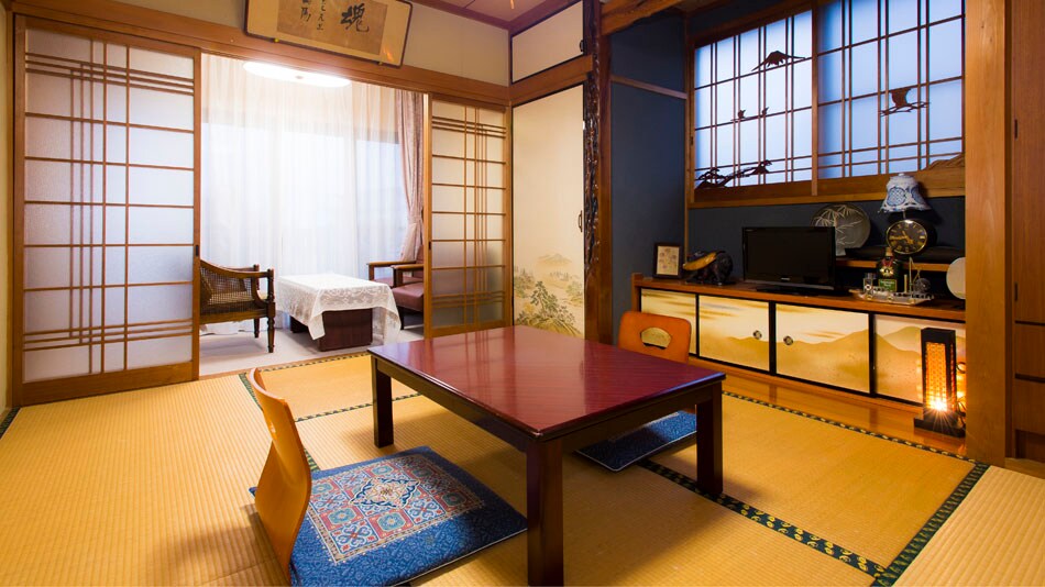 Random Japanese-style room (6 tatami mats x 2 rooms)