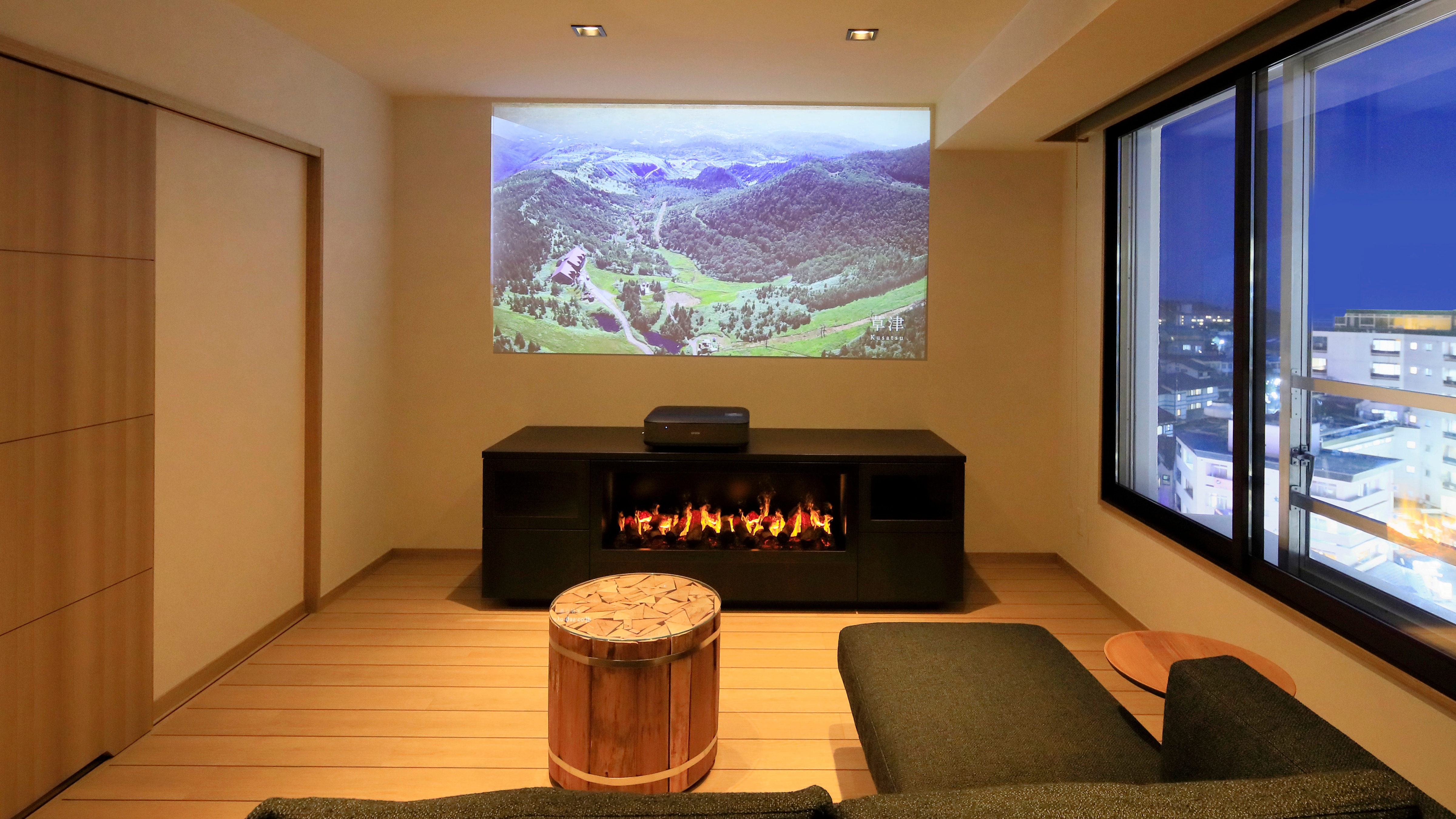 View from the Yubatake side executive room