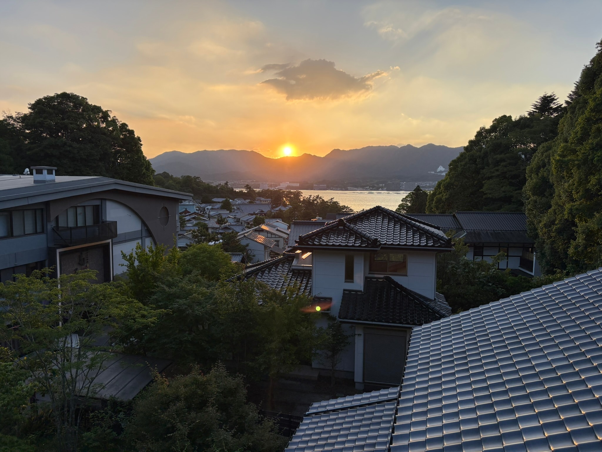 從別墅露台看到的景色