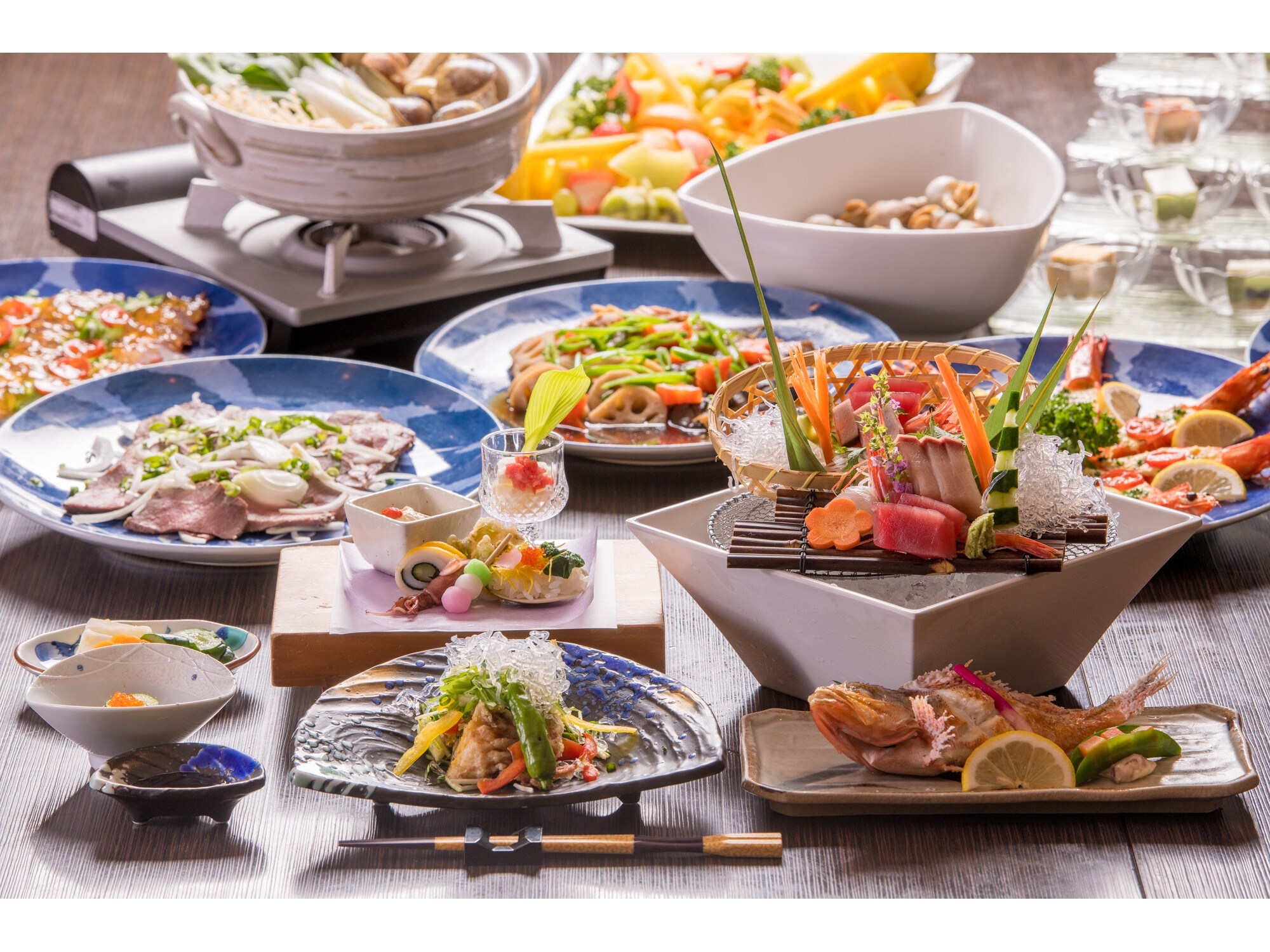 Kamado 餐厅 新潟的味道 温泉蒸蟹套餐