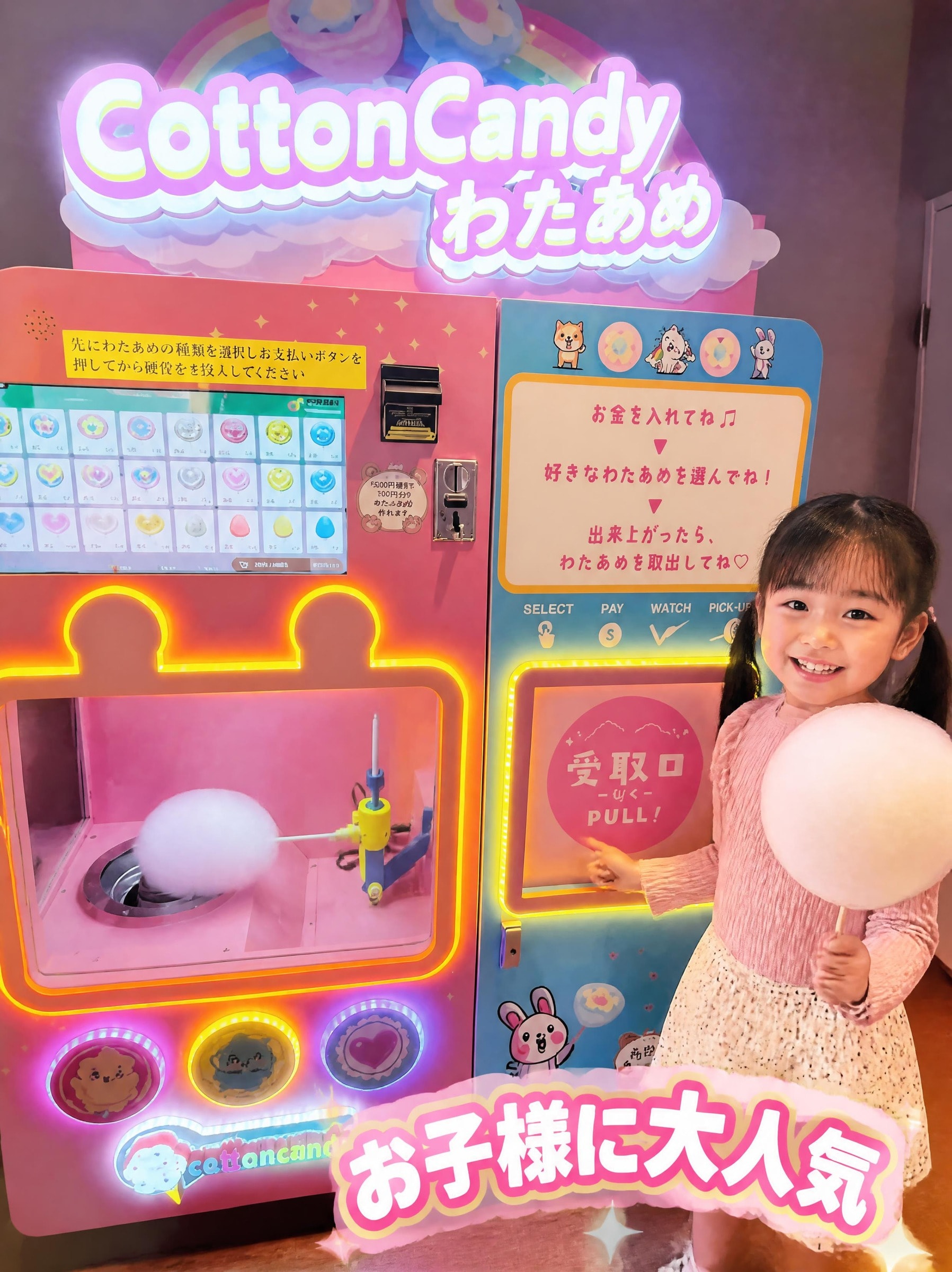 Cotton candy machine