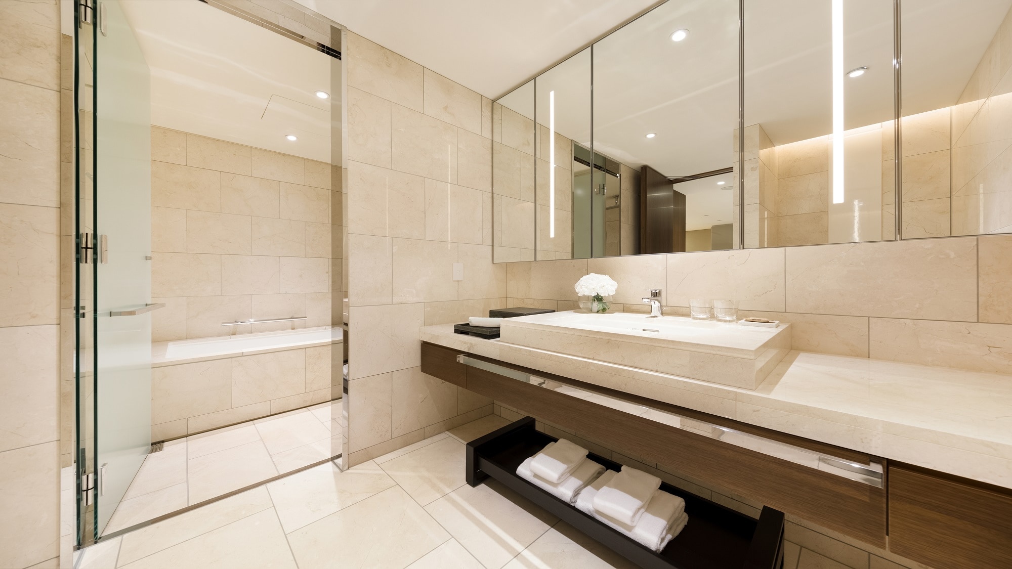All rooms have a bathtub