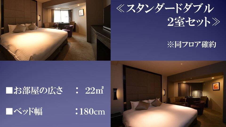 Standard double room [2 room set]
