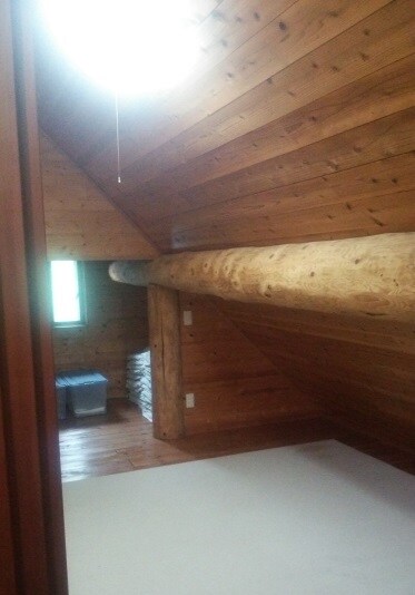 Inside the building