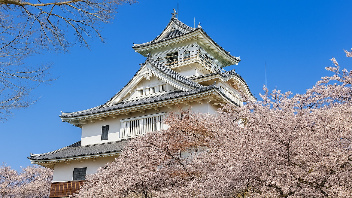 [ปราสาทนากาฮามะ] เดินประมาณ 10 นาทีหรือขับรถ 5 นาทีจากโรงแรม