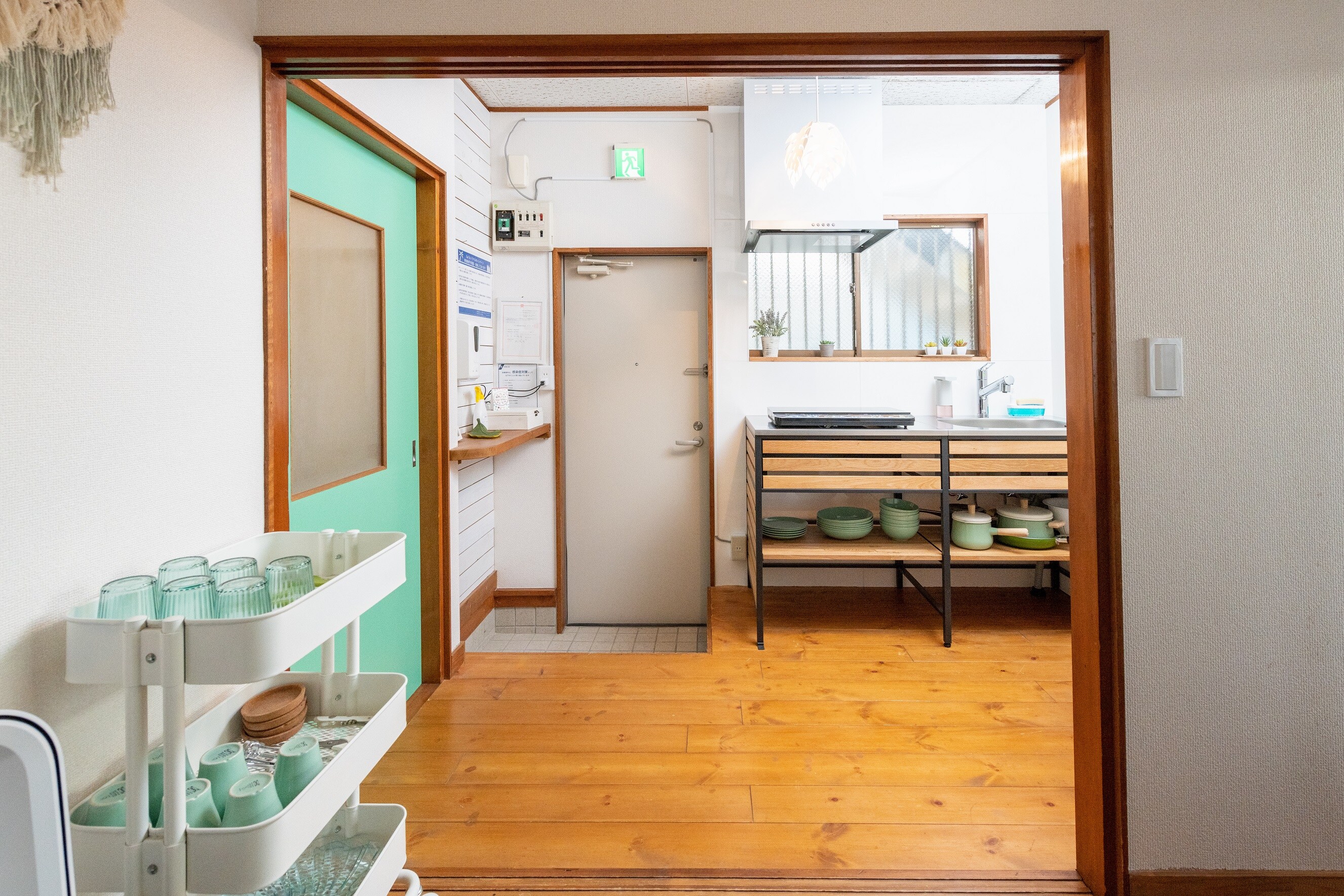 Kitchen and entrance