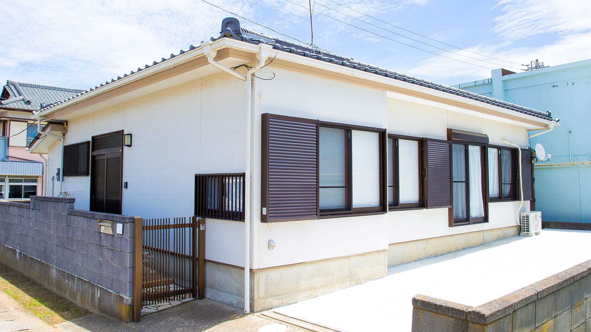 ・【외관】카타카이 해수욕장까지 도보 약 4분!