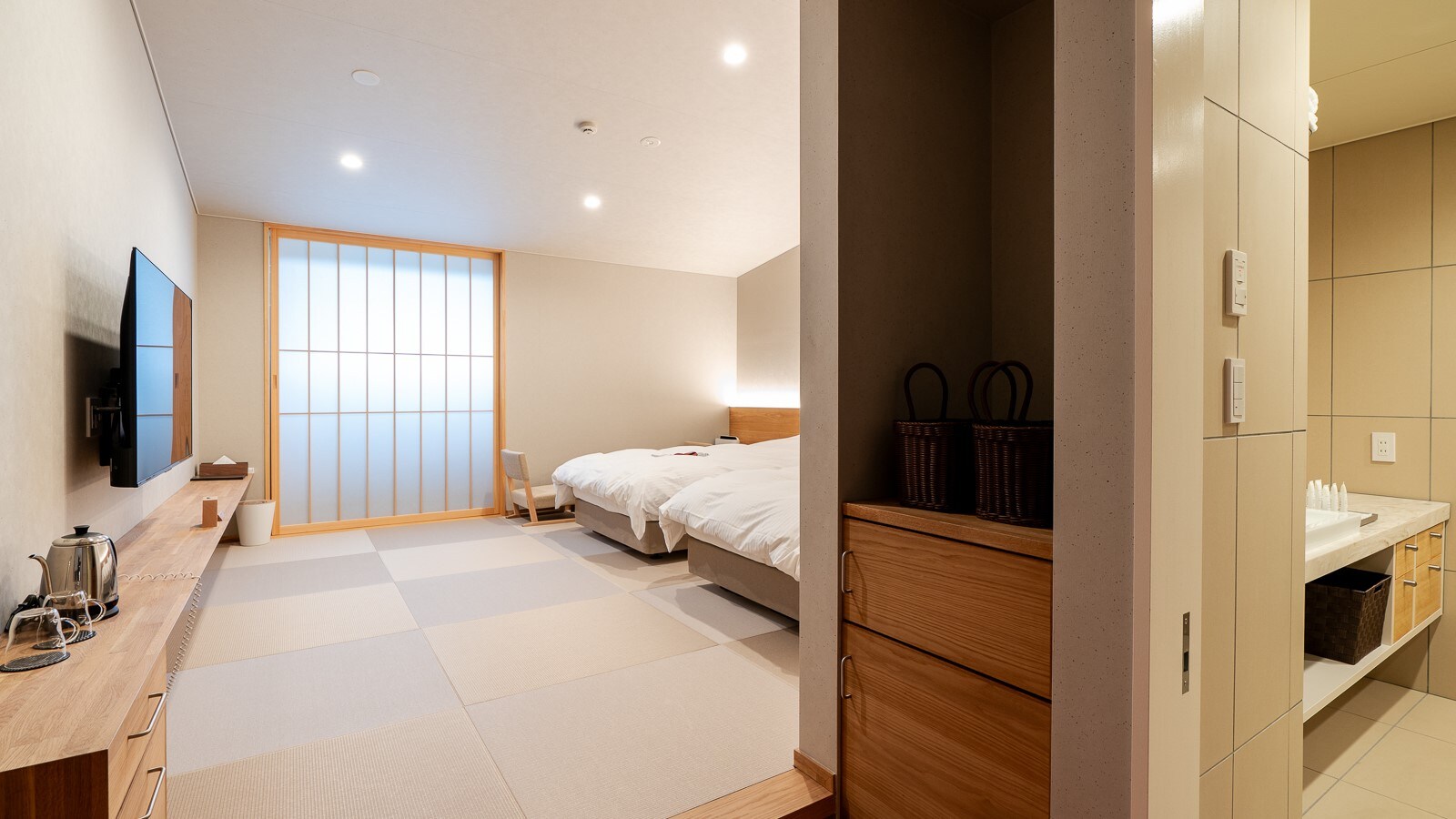 [Hikari 302] Twin room (example of guest room)