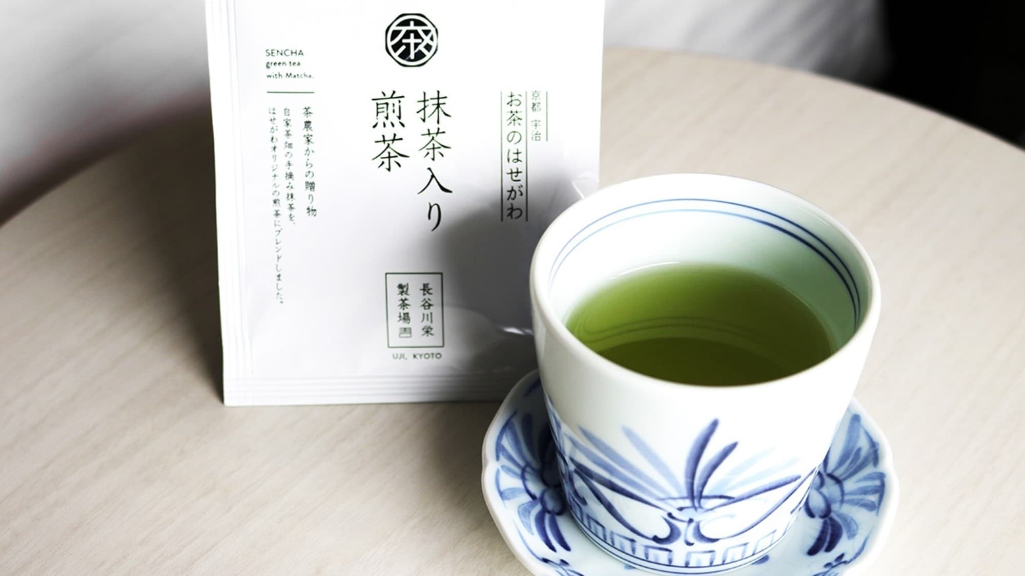 [Available in all rooms] 100% Uji tea leaves We offer sencha tea bags containing matcha from Hasegawa Sakae teahouse.