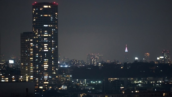 Night view from the guest room 2