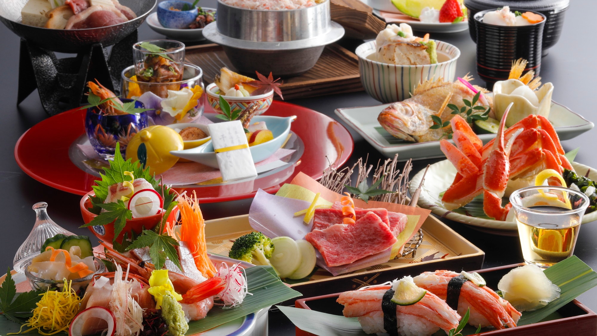 [Dinner] Kaiseki cuisine "Tedorigawa" *The photo shows the image from October 2025 to March 2026