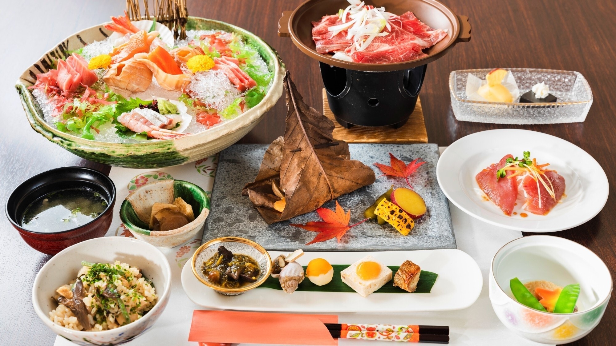 [Ví dụ về bữa tối] "Sankai Kaiseki theo mùa" Hãy thưởng thức Kaiseki sáng tạo của chúng tôi bằng cách sử dụng các nguyên liệu theo mùa được lựa chọn cẩn thận từ Aomori.