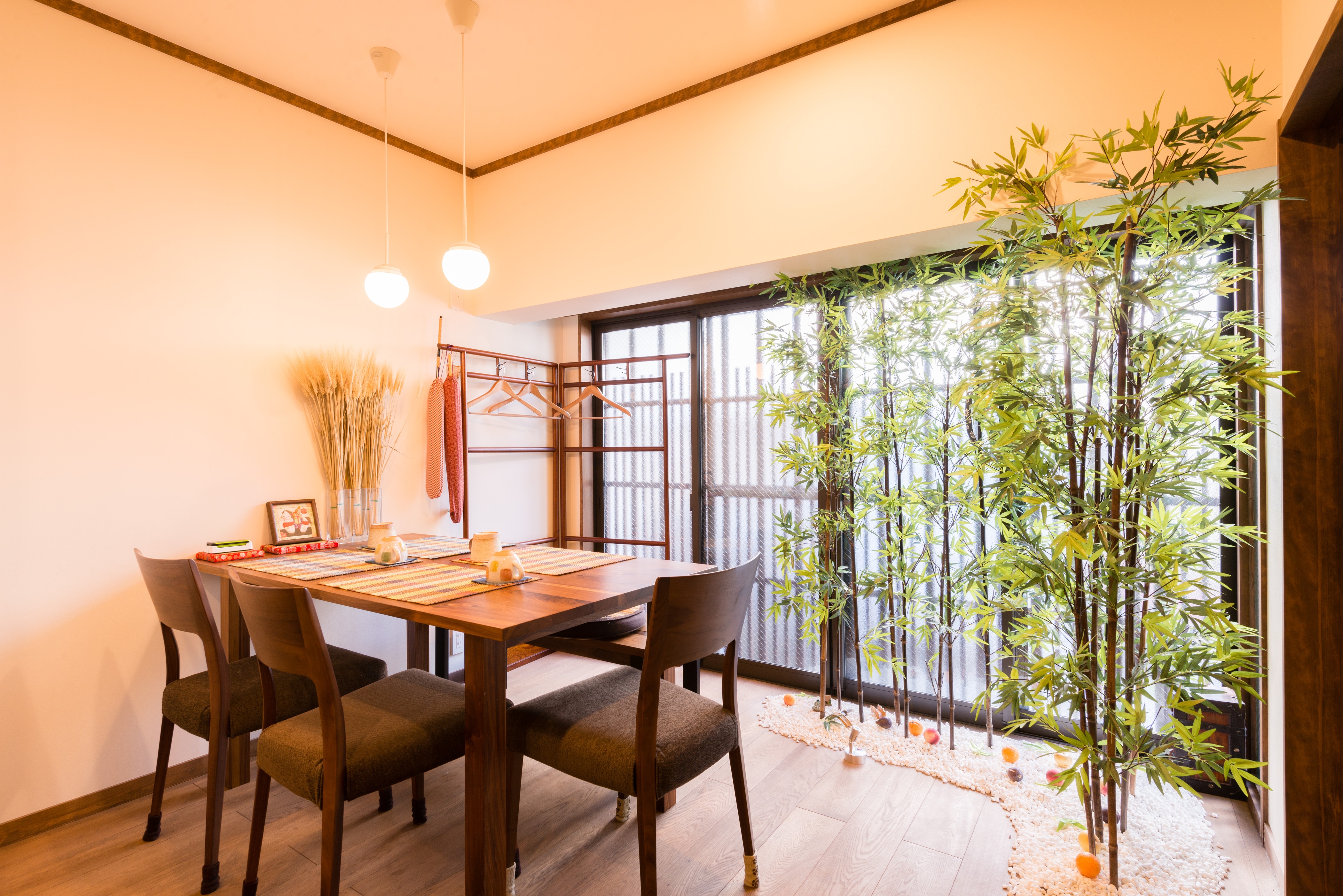 Dining area panoramic view