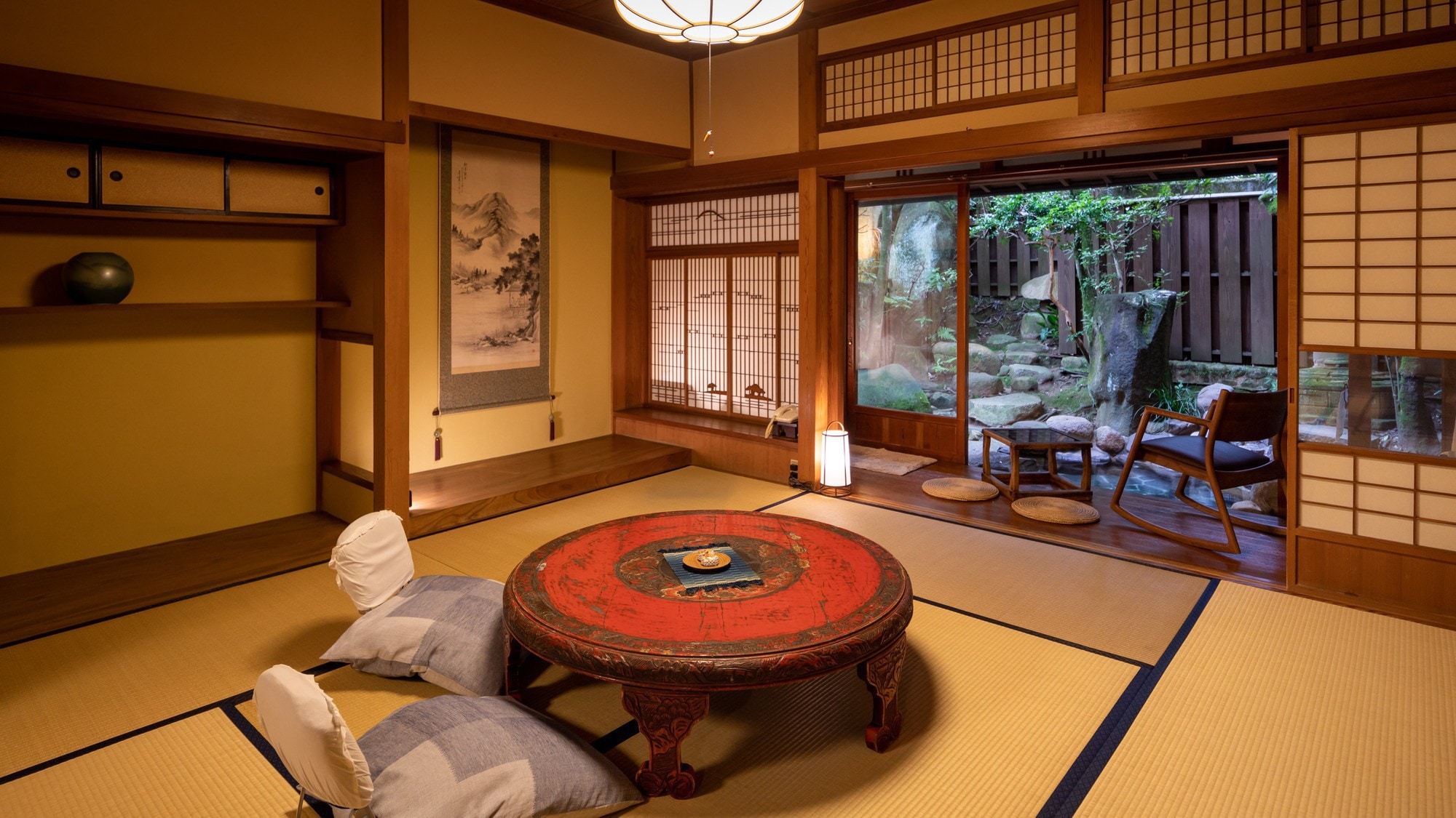 "Satsuki" guest room with an open-air bath with natural hot spring water
