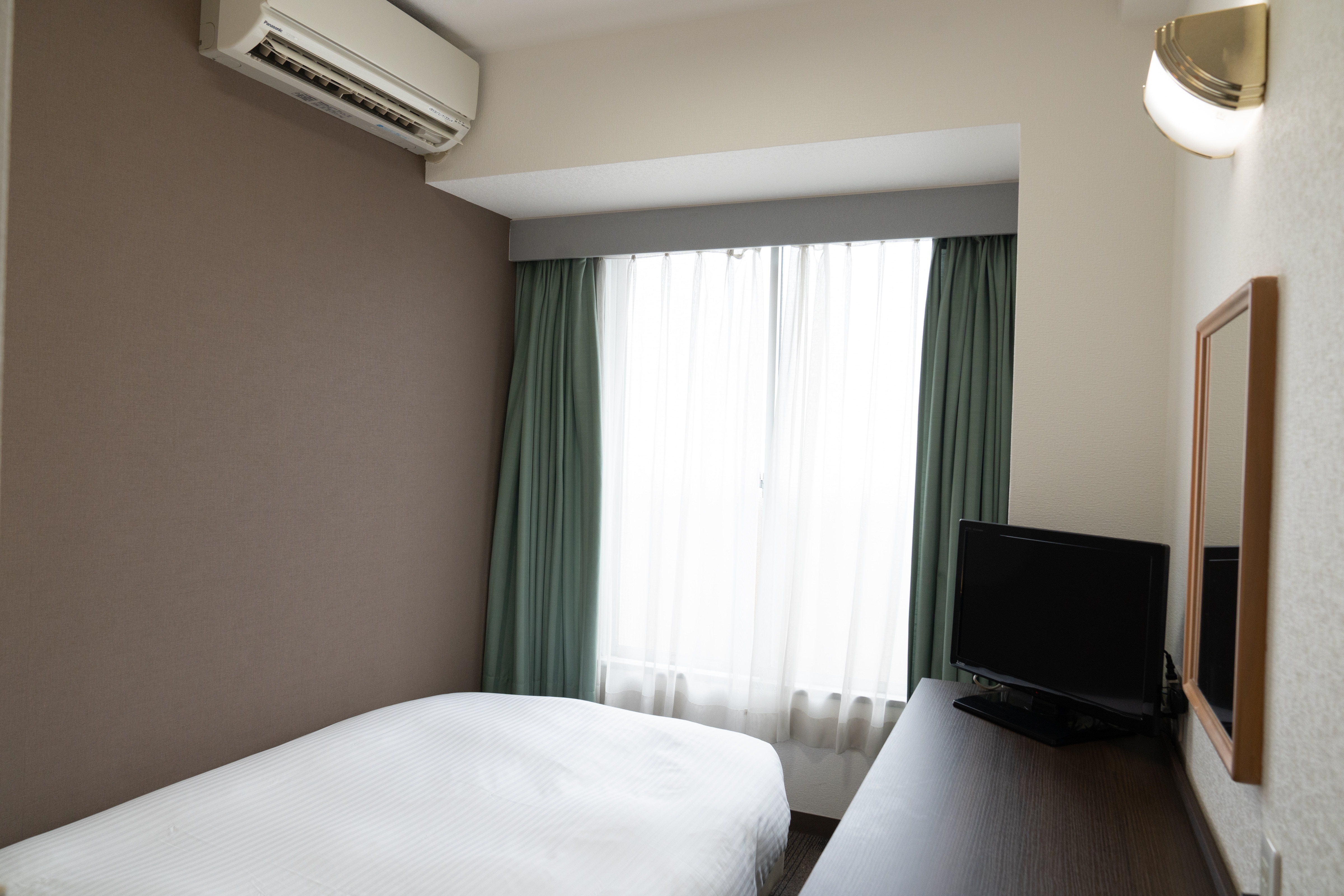 [Single room] A simple single room with a 110 cm bed.