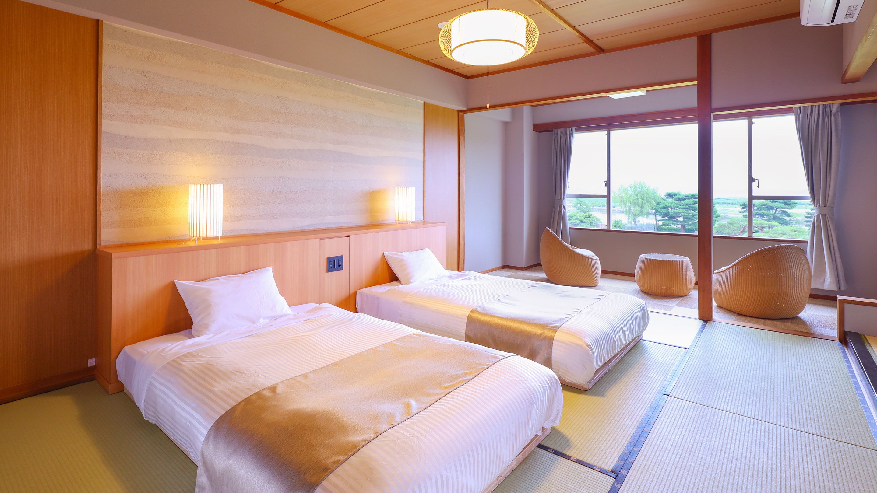 Superior Japanese-style bed 10 tatami mats (2 persons)