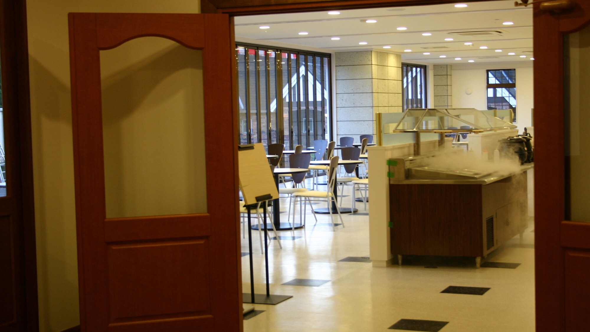 Breakfast venue entrance