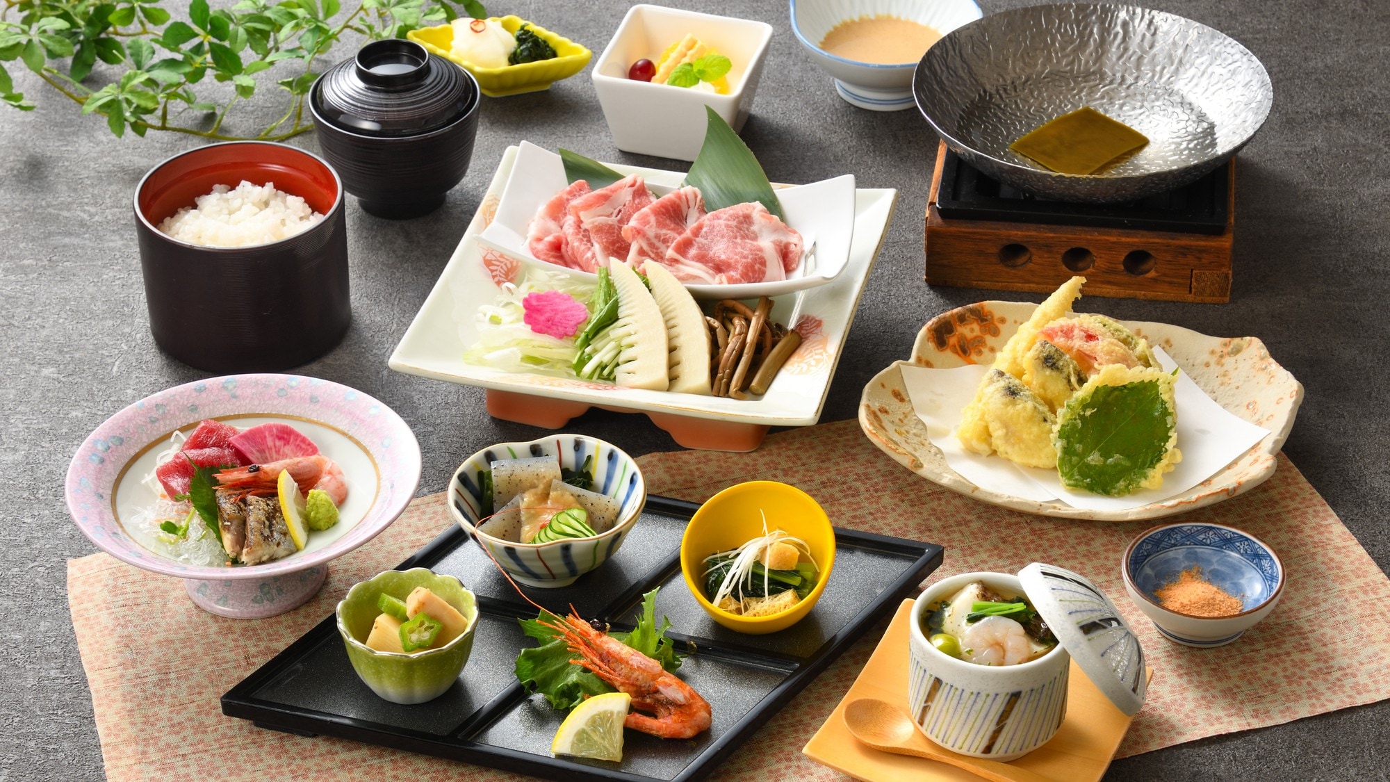 Menu Musim Semi Four Seasons Kaiseki (Maret hingga Mei)