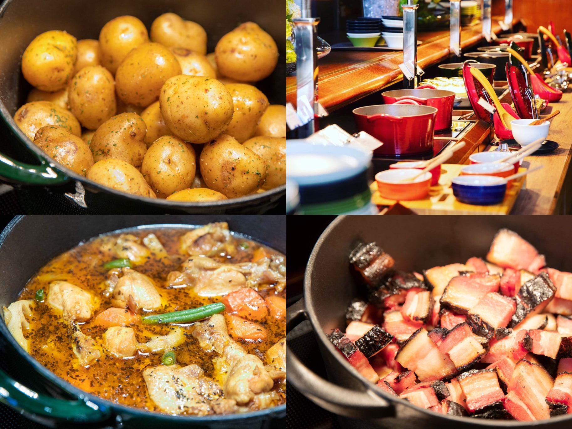 There is a wide variety of local menu items, including Hokkaido potatoes and soup curry.
