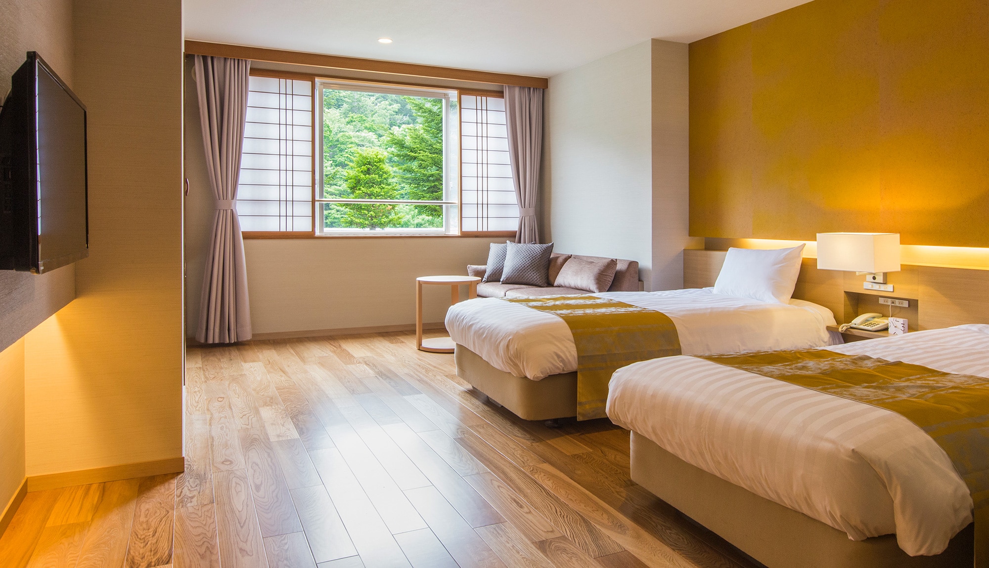 [Universal Room] The bath and toilet are separate and have handrails, so it is also recommended for the elderly (the photo shows a Western-style room)