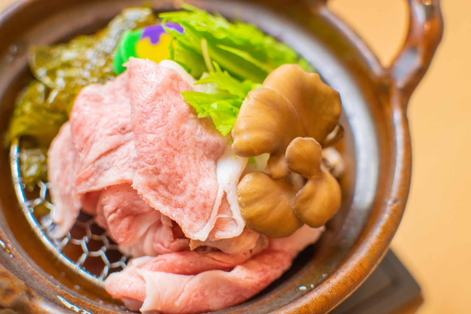 A5 Steamed Wagyu Beef with Seaweed