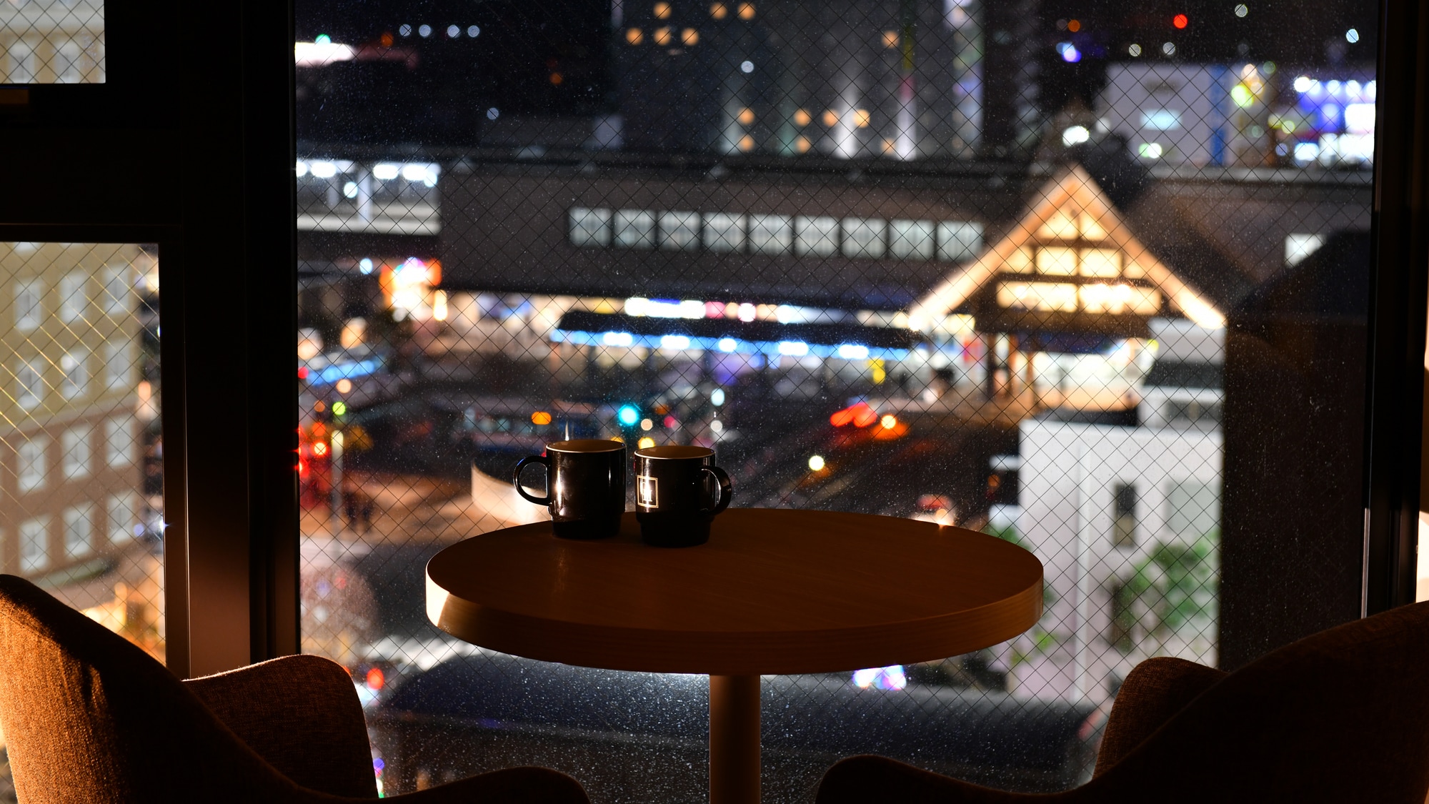 Night view from the guest room