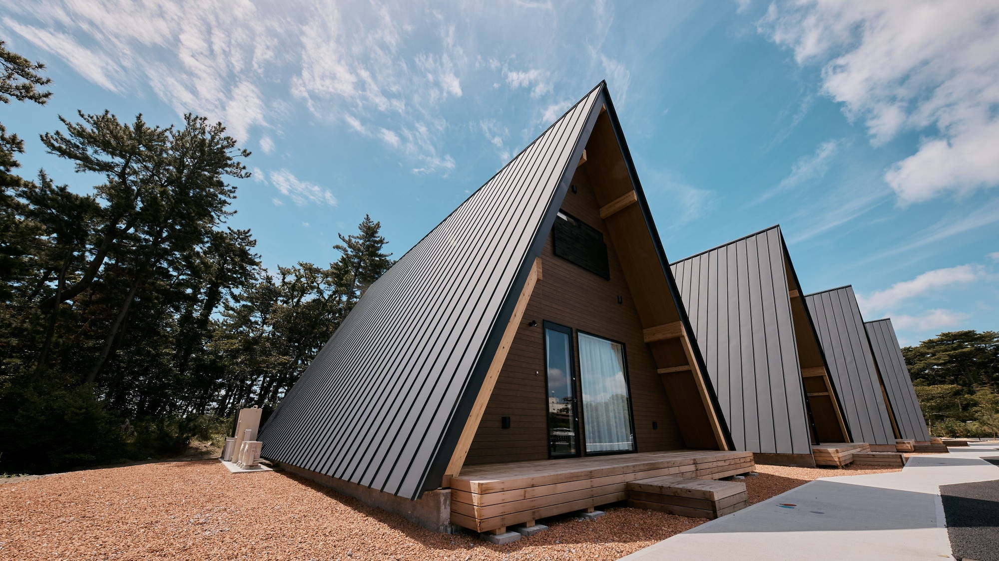 【ヴィラ】定員6名の三角屋根ヴィラ　※一例