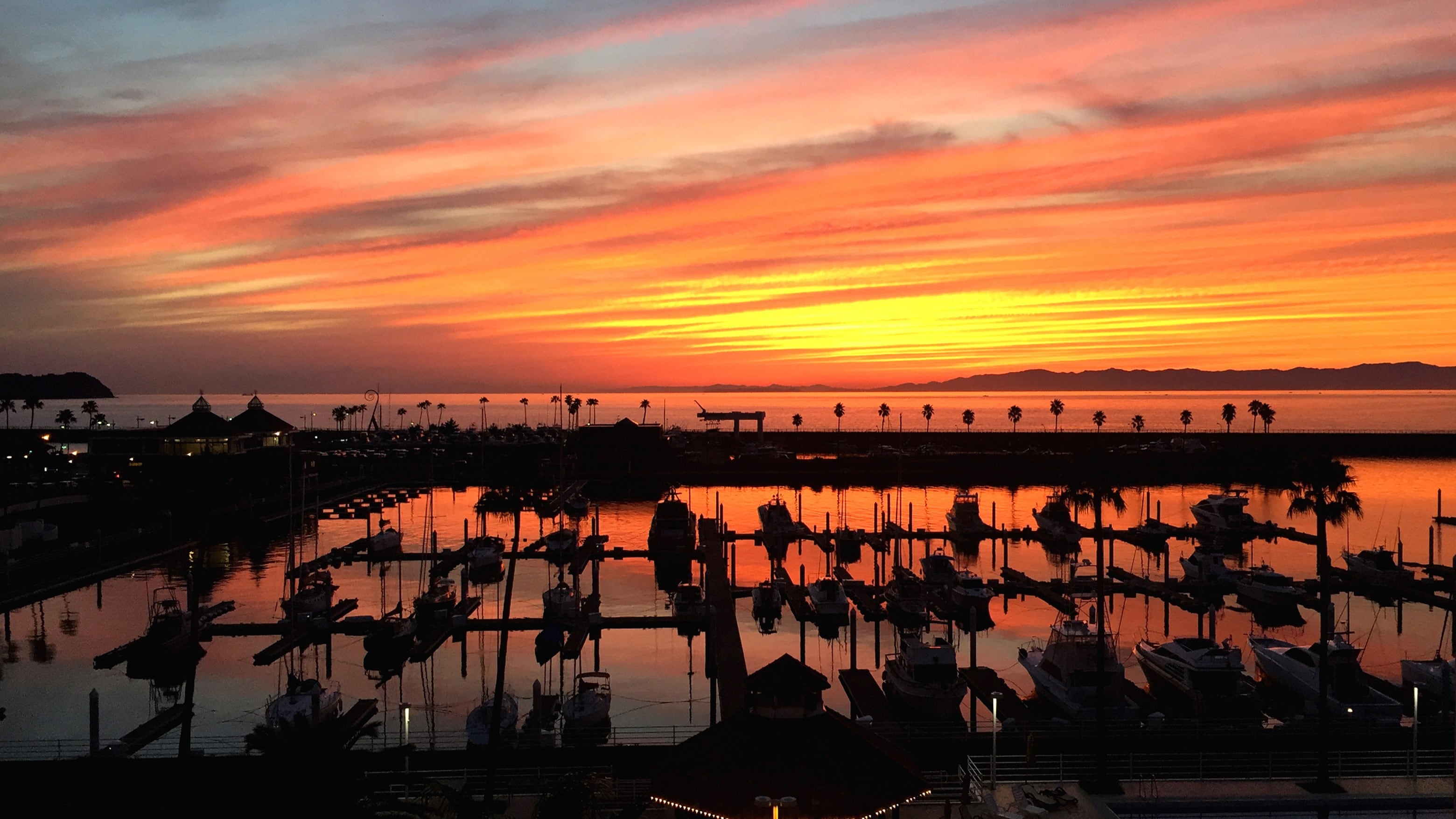 You can enjoy the sunset right in front of you
