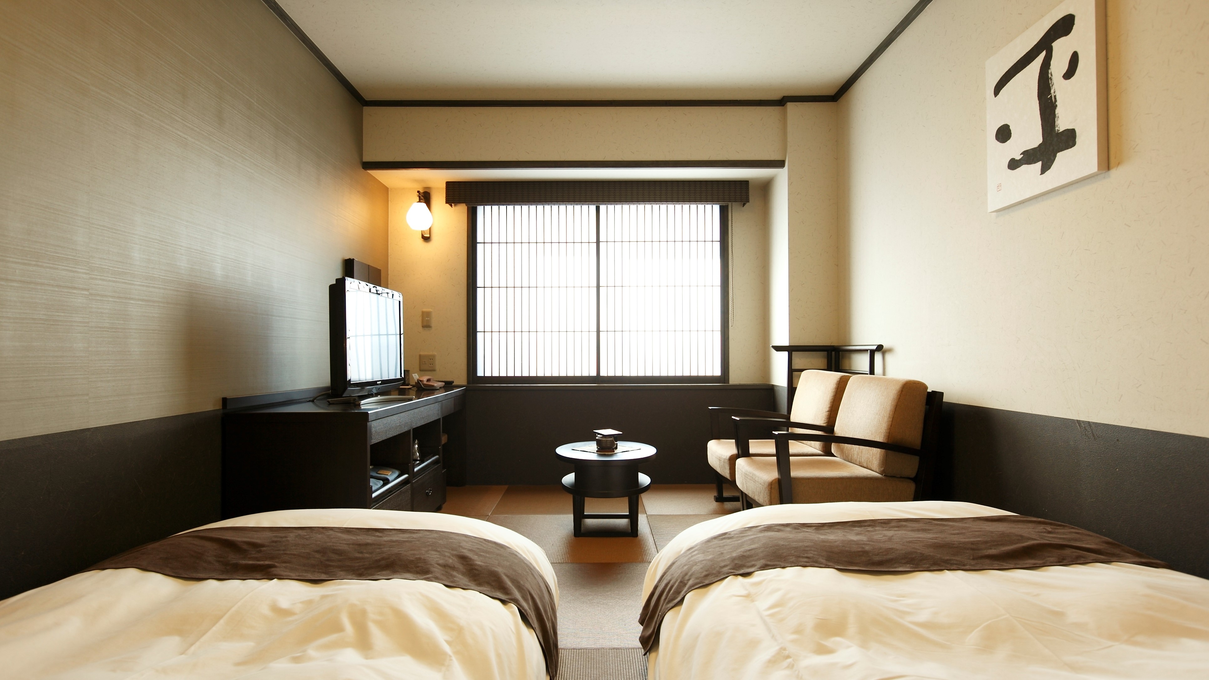 ● 客房：日式双床房