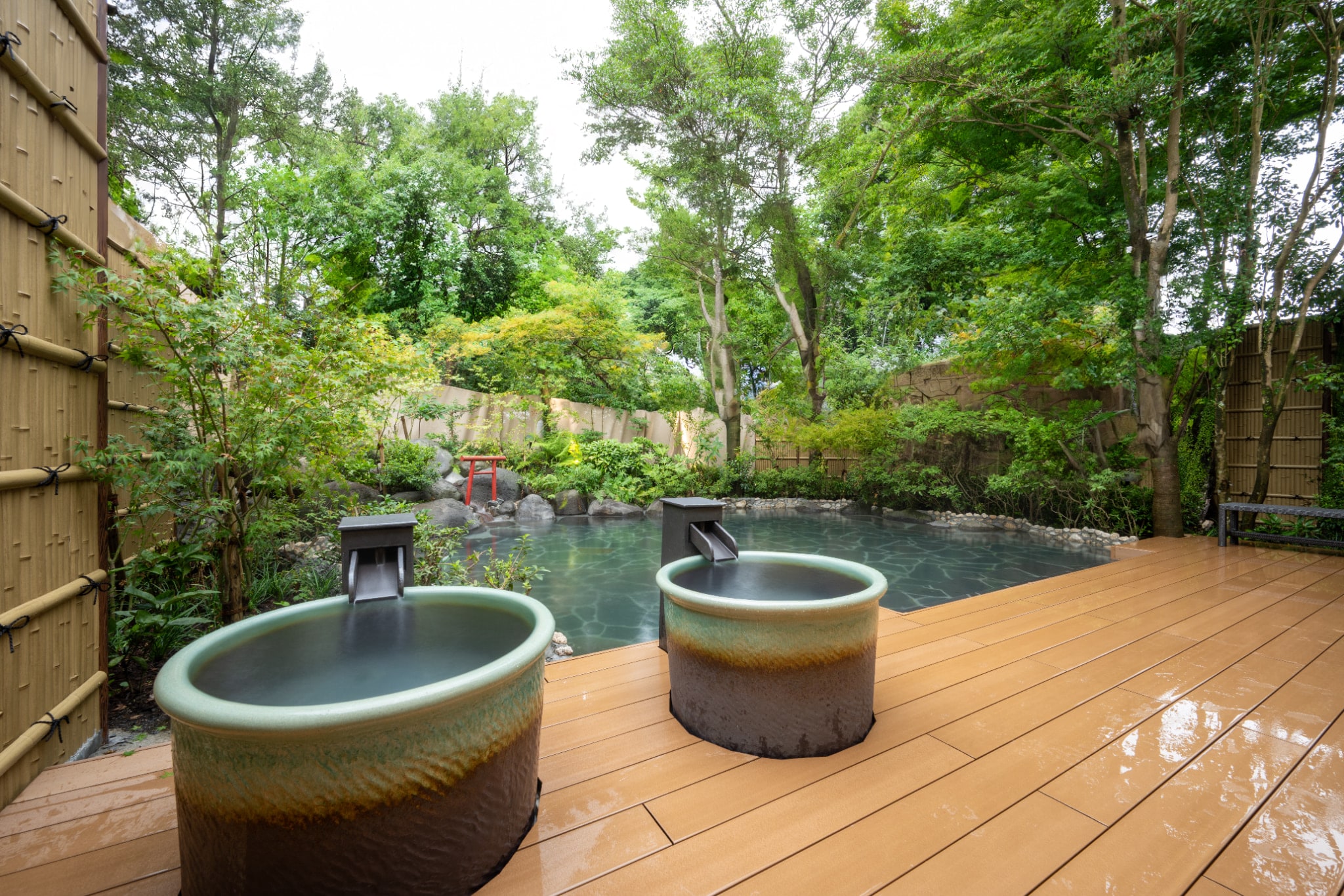 Open-air bath