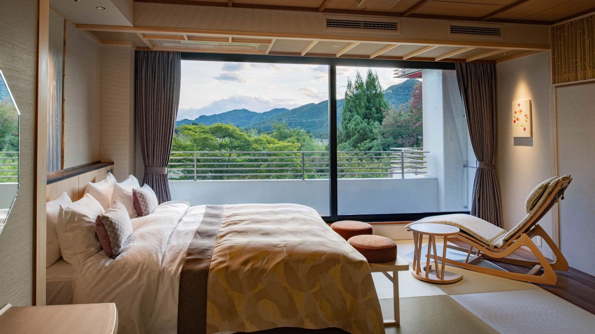 [Premium Stay Seiryu - ห้องนอนคู่สไตล์ญี่ปุ่น-ตะวันตก] ห้องพักสไตล์ญี่ปุ่น-ตะวันตกนี้ได้รับการปรับปรุงและเปิดให้บริการอีกครั้งในฤดูใบไม้ร่วงปี 2025