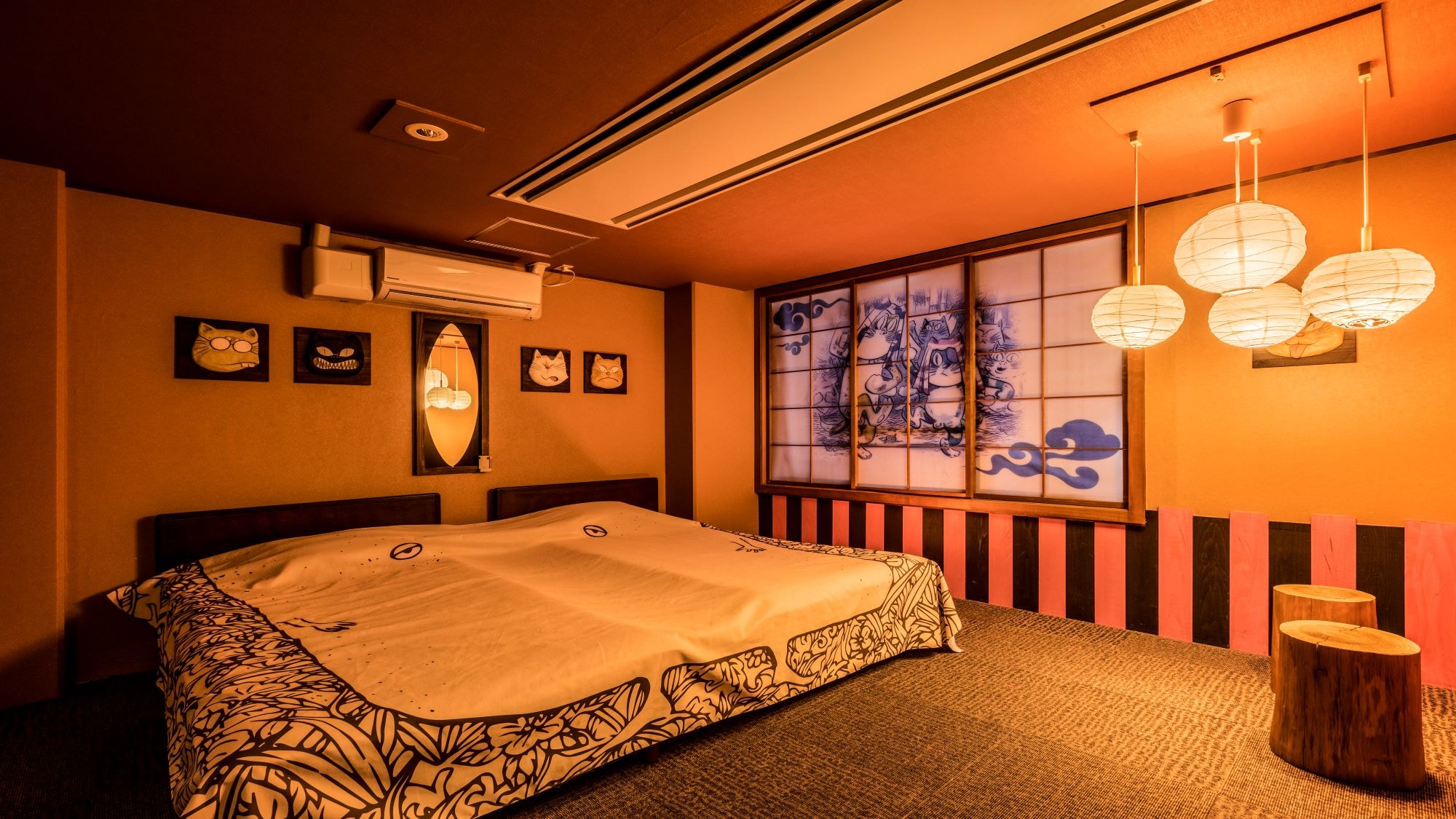 Gegege no Kitaro Room Neko Musume Room for a Wai Wai Stay