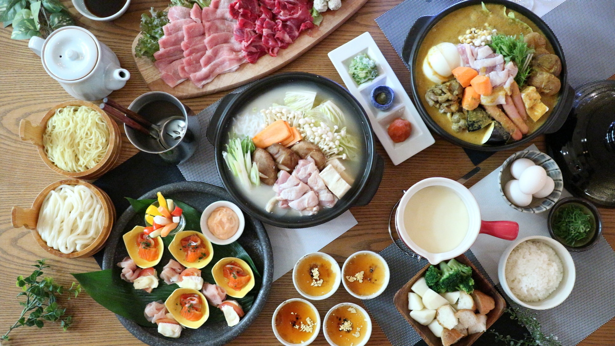 Hotpot menu for autumn and winter