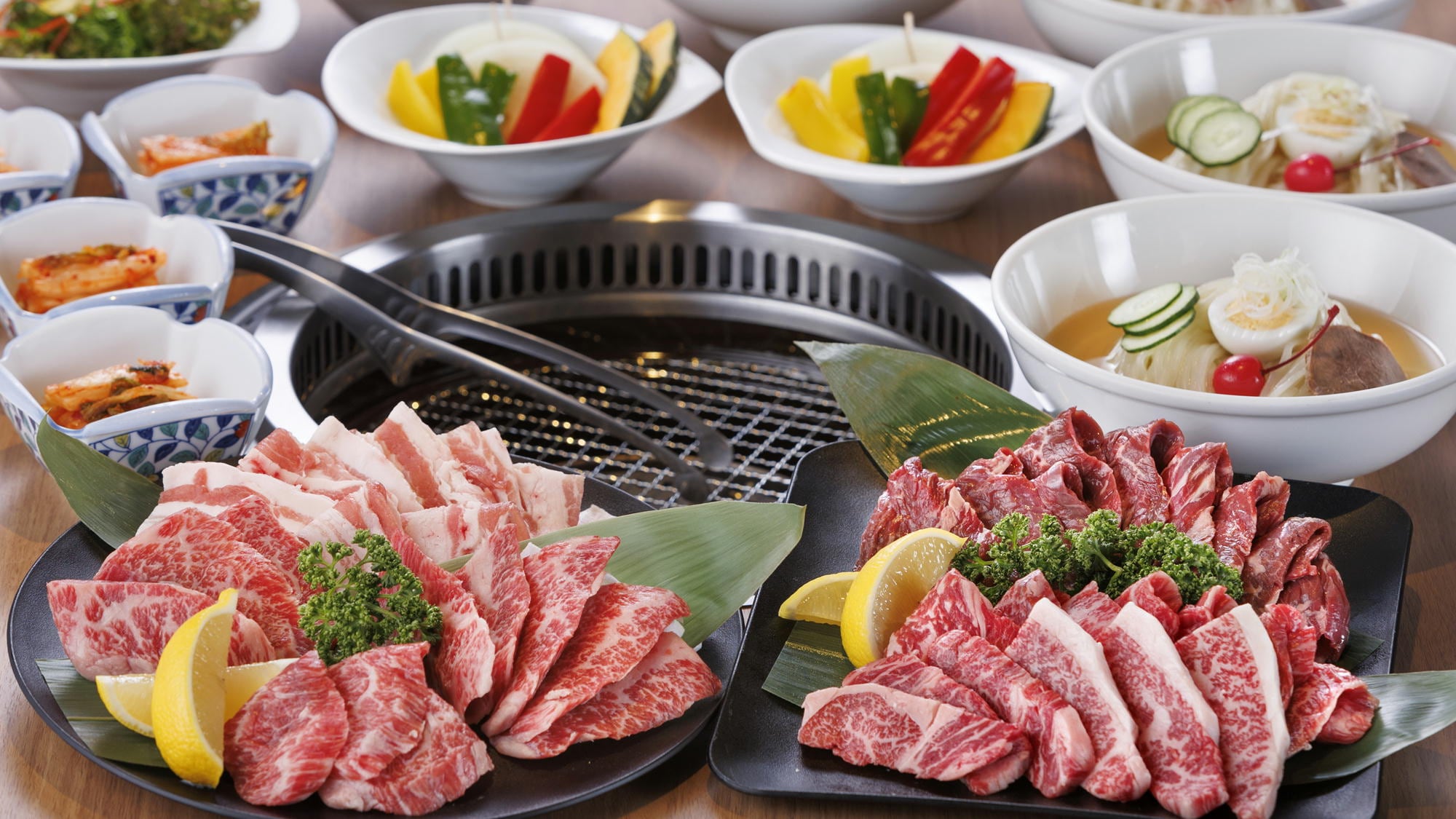 Nhà hàng Yakiniku [Kurohige] Kế hoạch lưu trú Thực đơn bữa tối (dành cho 4 người)