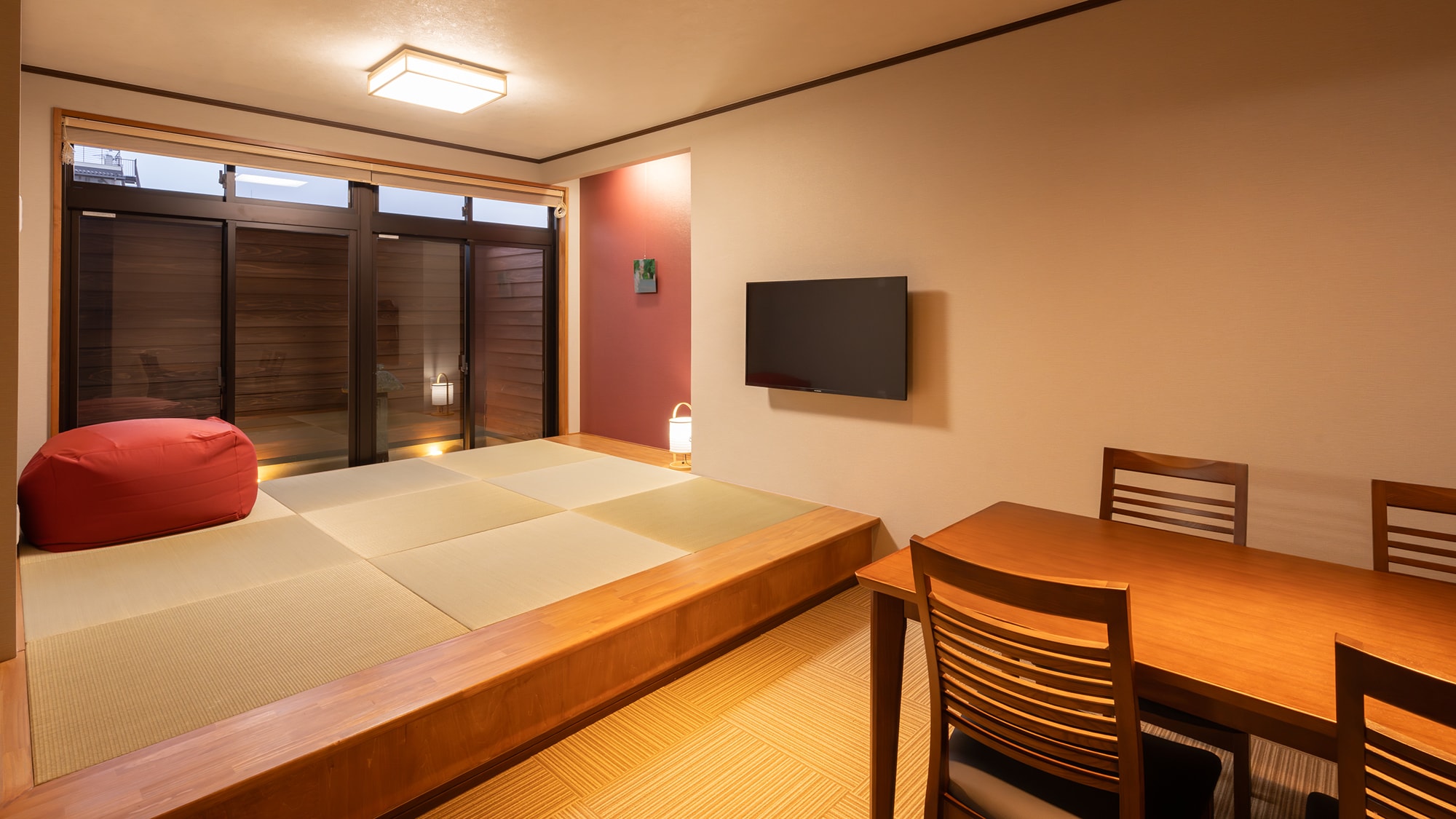 ■Kamar bergaya Jepang-Barat dengan sumber air panas■