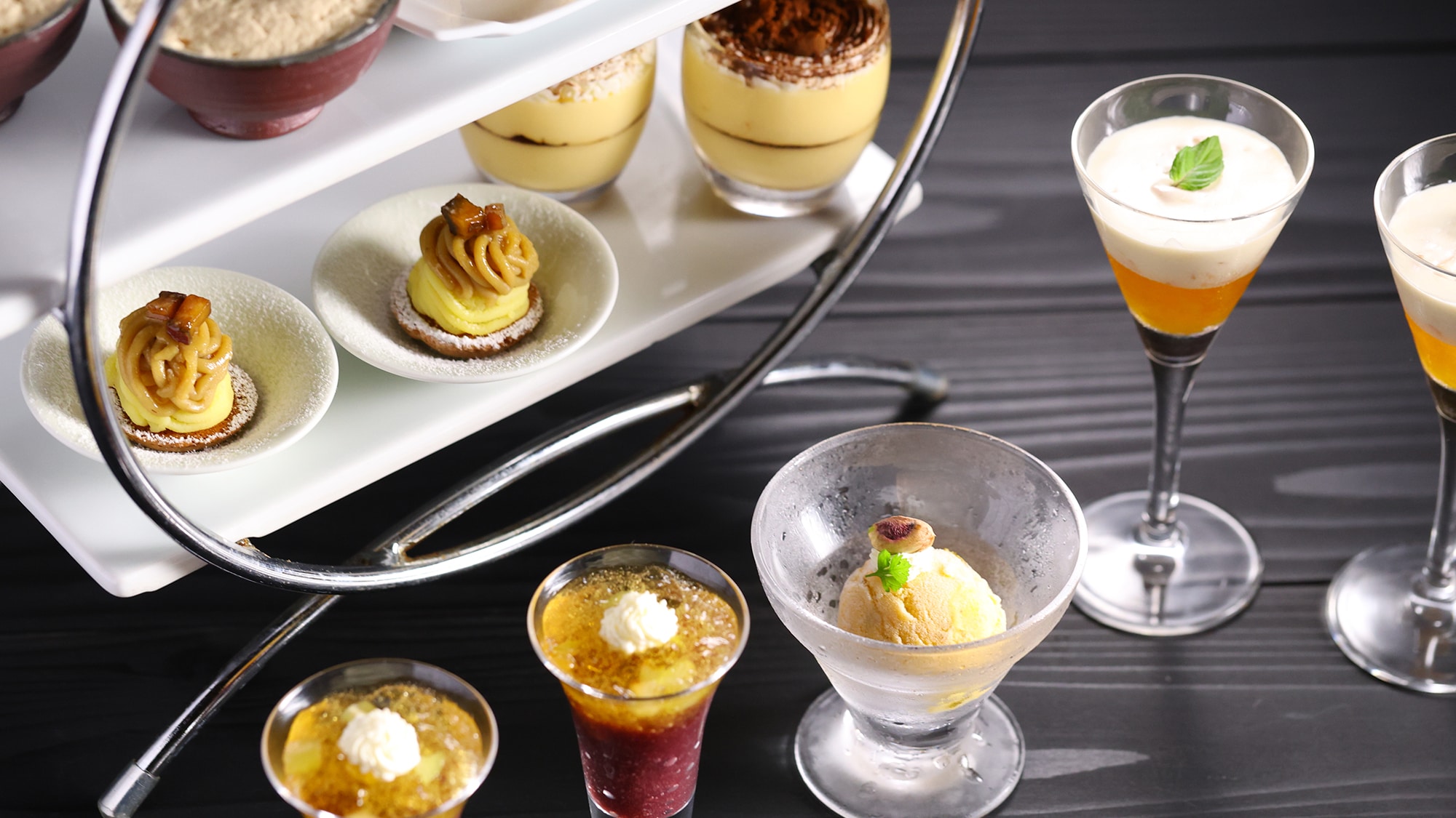 [Thực đơn mùa thu] Kitanokaze Saryo Món tráng miệng Amuse-bouche