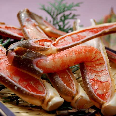 Crab sashimi
