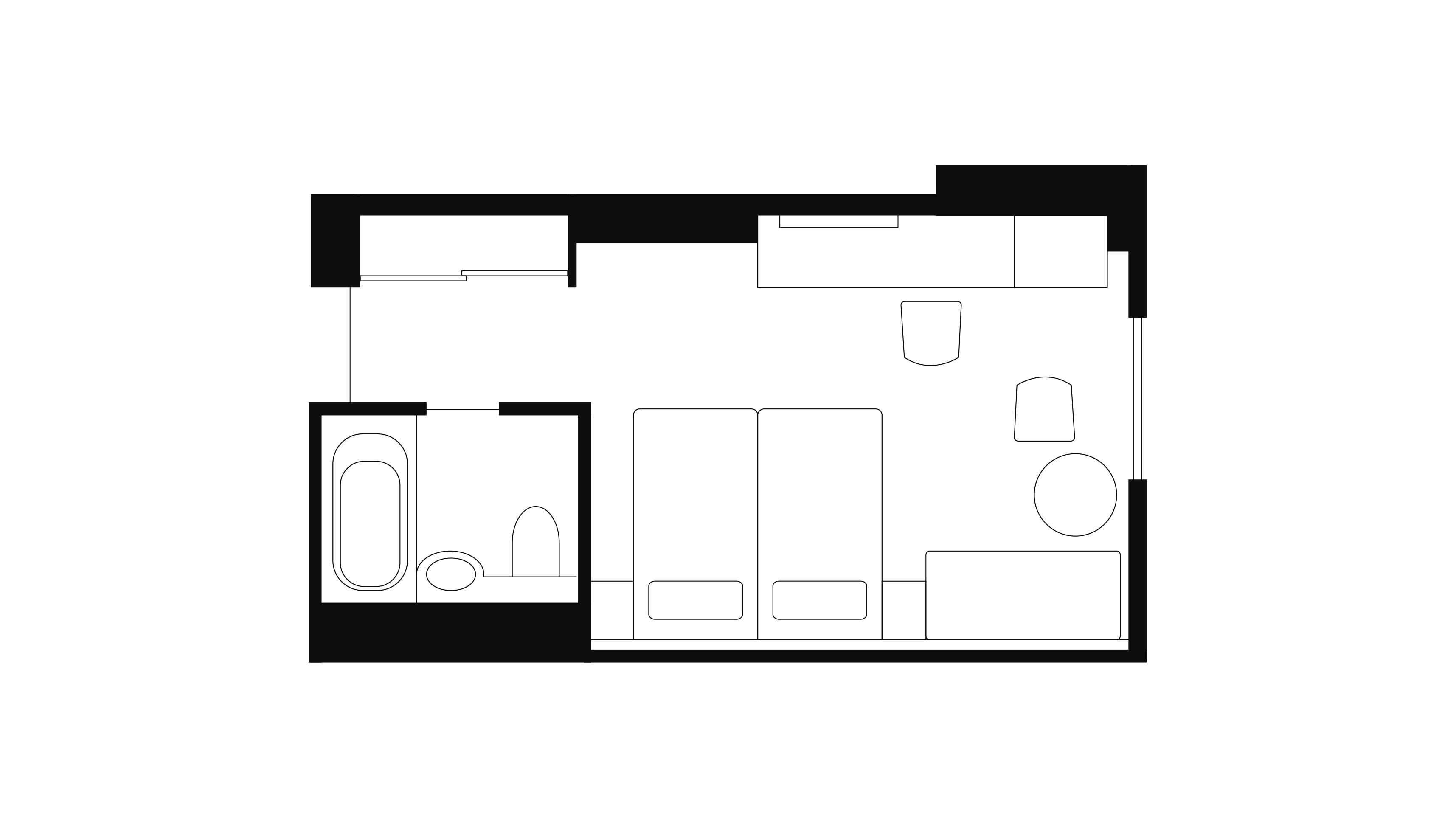 Floor plan: Premium Floor Superior Twin