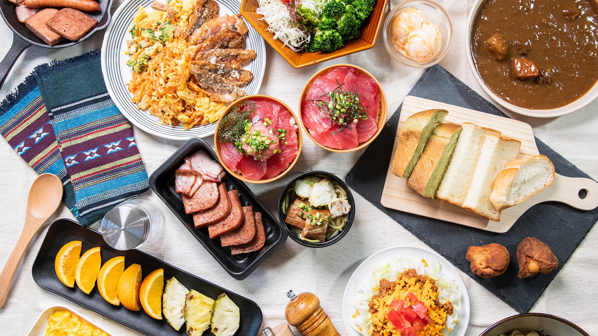 【海島早餐】大量石垣島特有的當地食材！