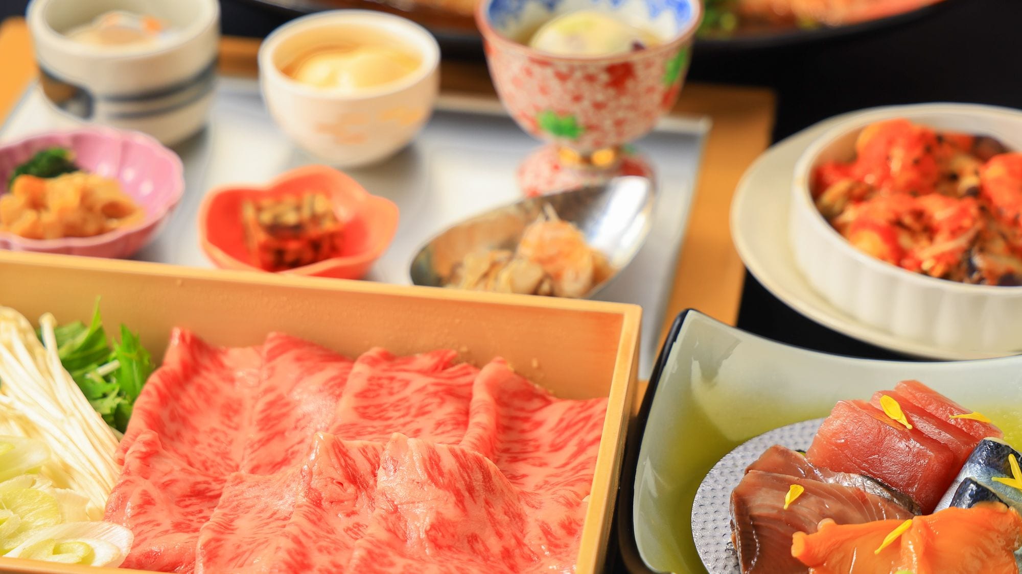Premium Yonezawa beef shabu-shabu