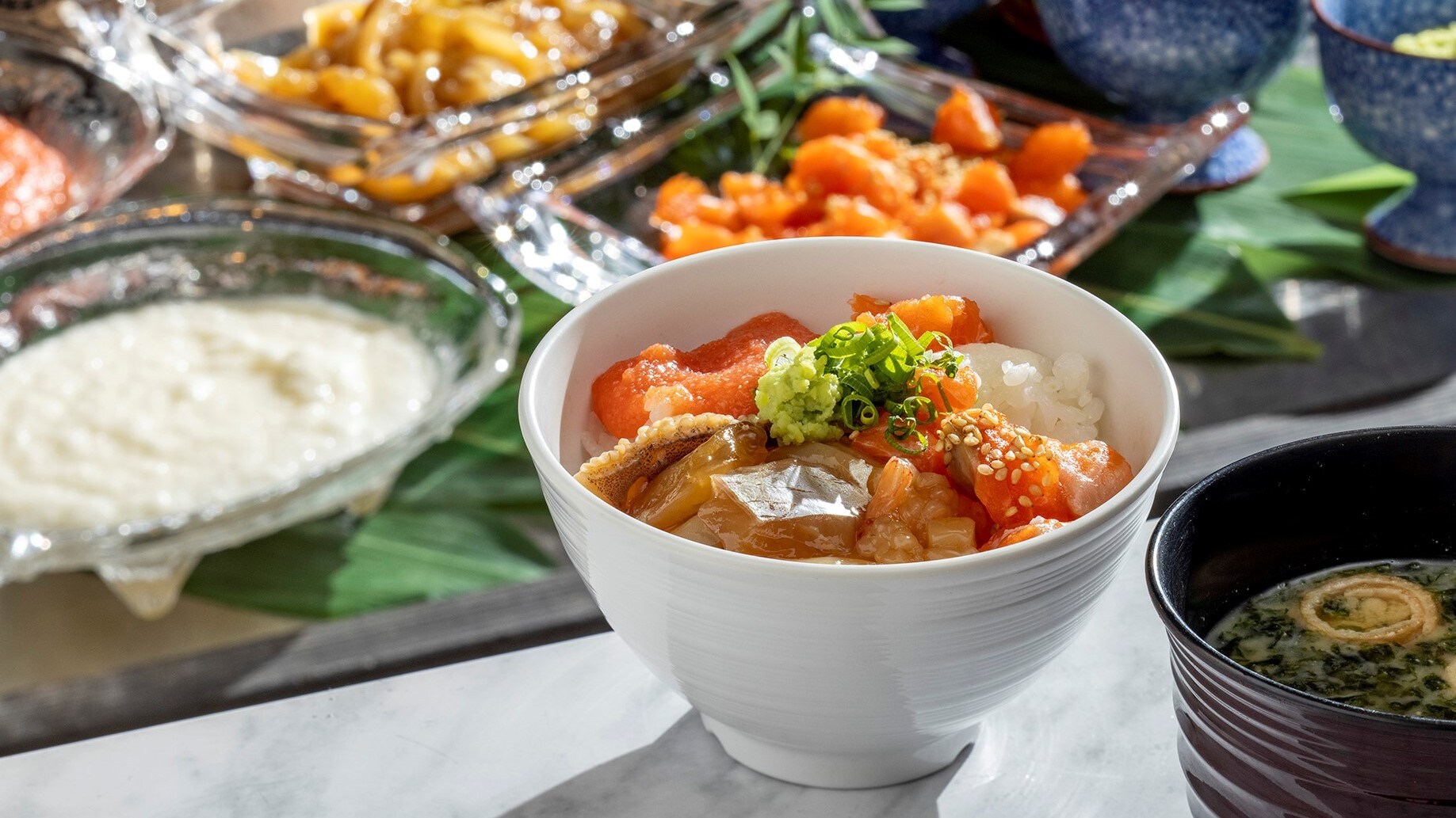 Breakfast (seafood bowl image)