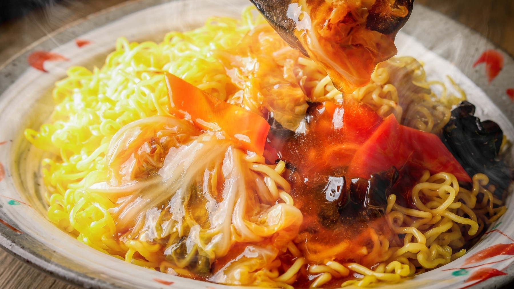 [Breakfast] Otaru's specialty "Ankake Yakisoba" is a recommended menu item♪