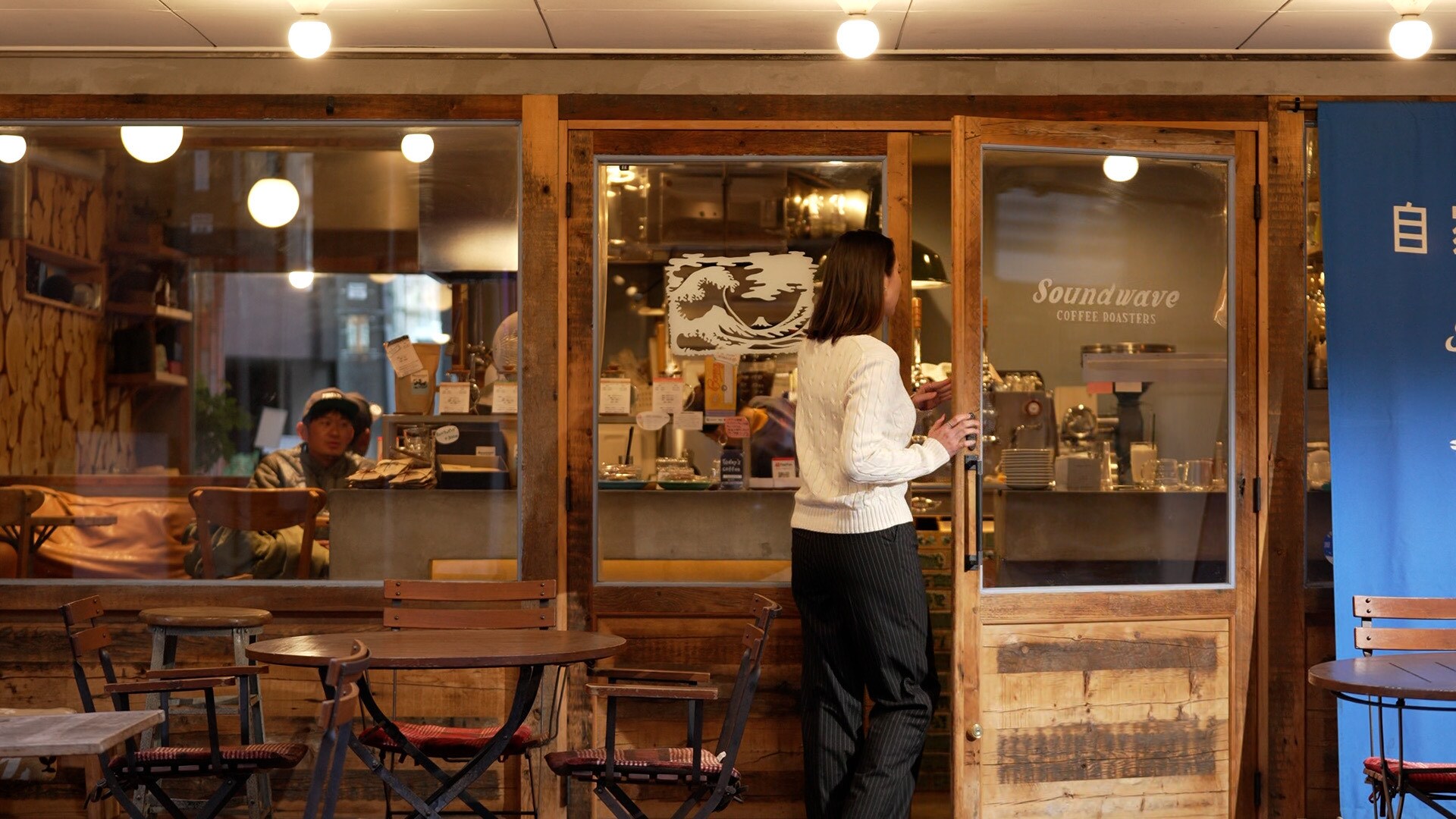 Check-in is at Sawnd Wave Coffee Roasters, which is located next to the facility.