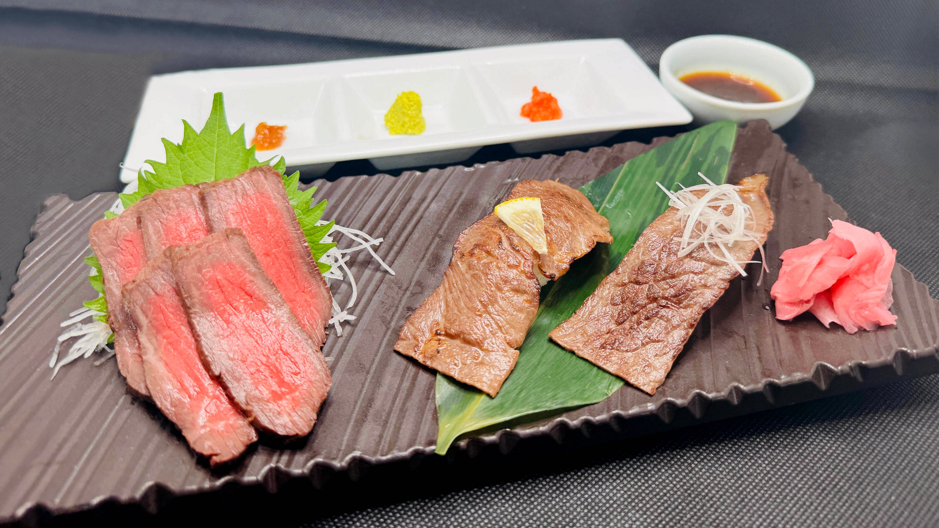 3種上州牛肉拼盤