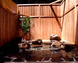 Open-air bath