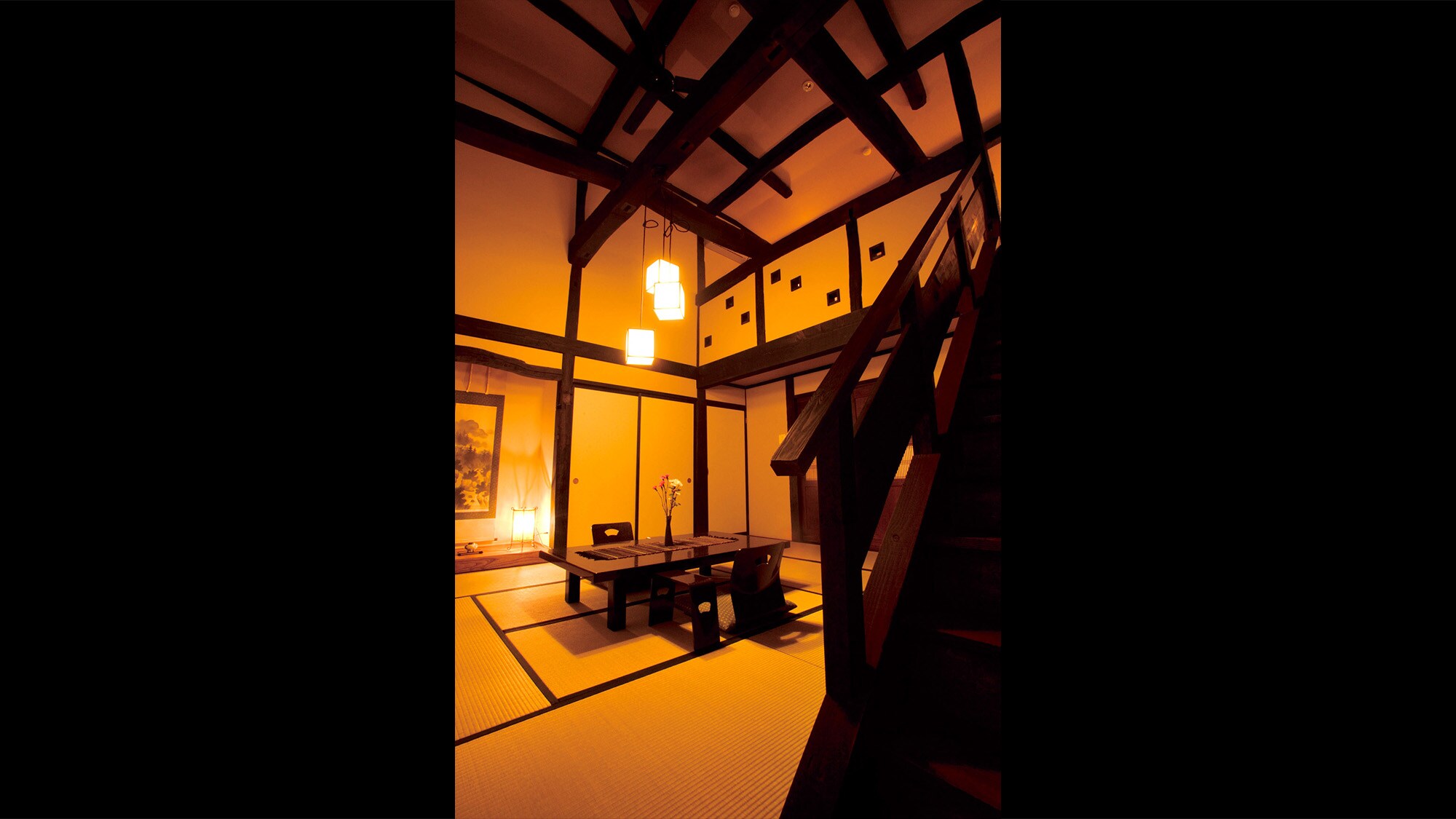 ・[Banka-tei] Equipped with sunken kotatsu. Relax and unwind with your family and friends.