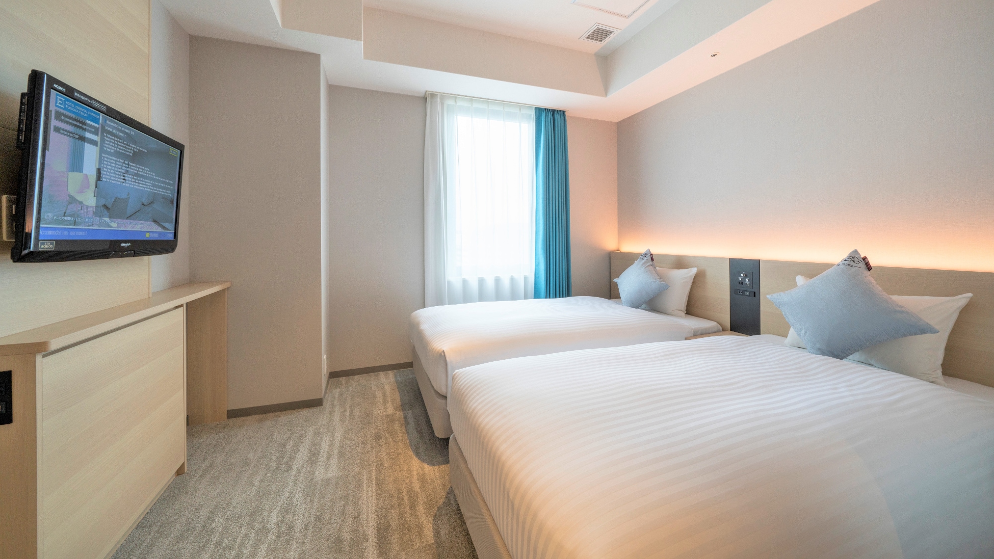 ◇标准双床房（禁烟、2张席梦思床）