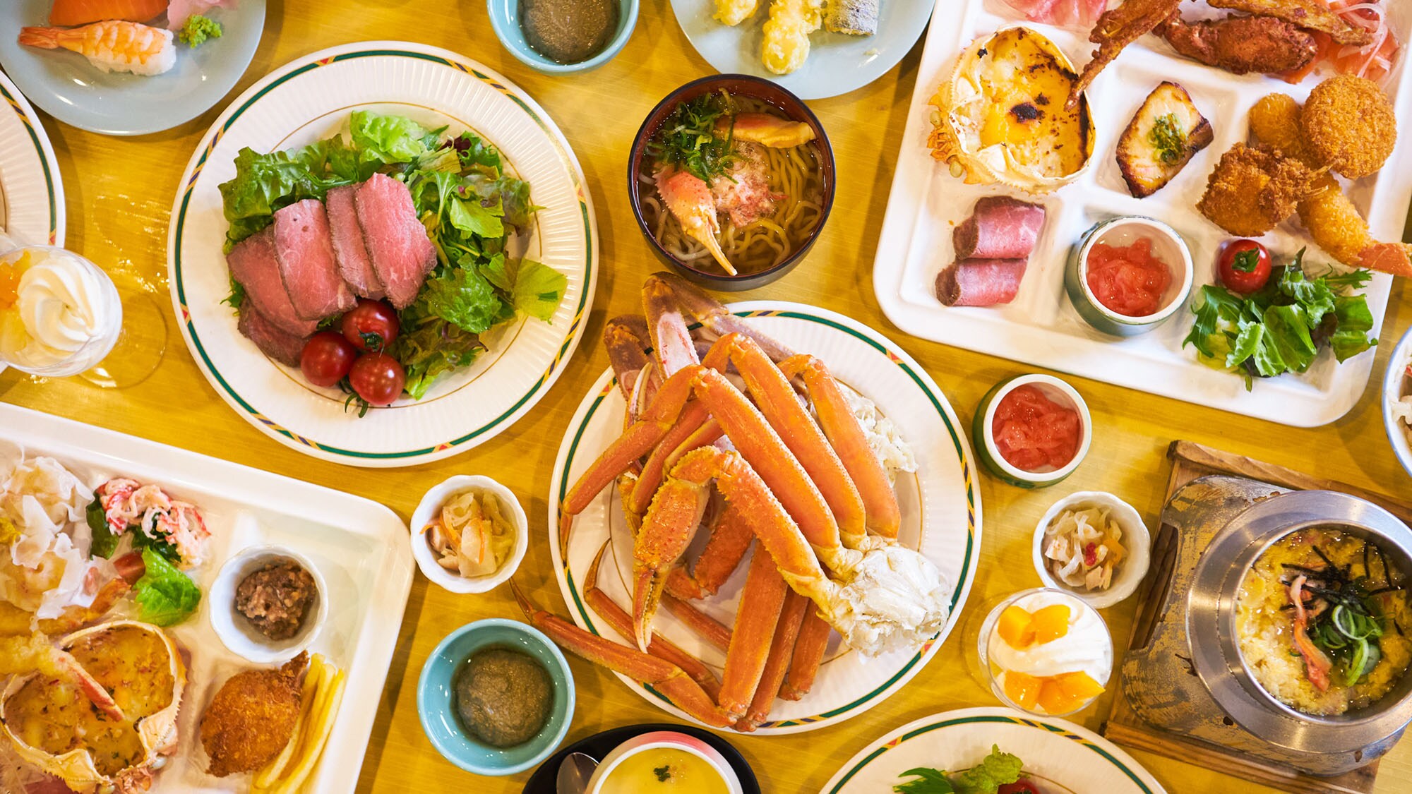Crab buffet (example)