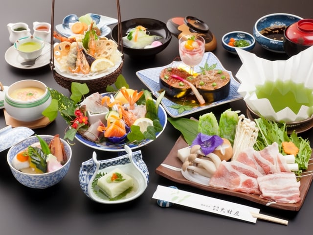 Kaiseki cuisine-an example-